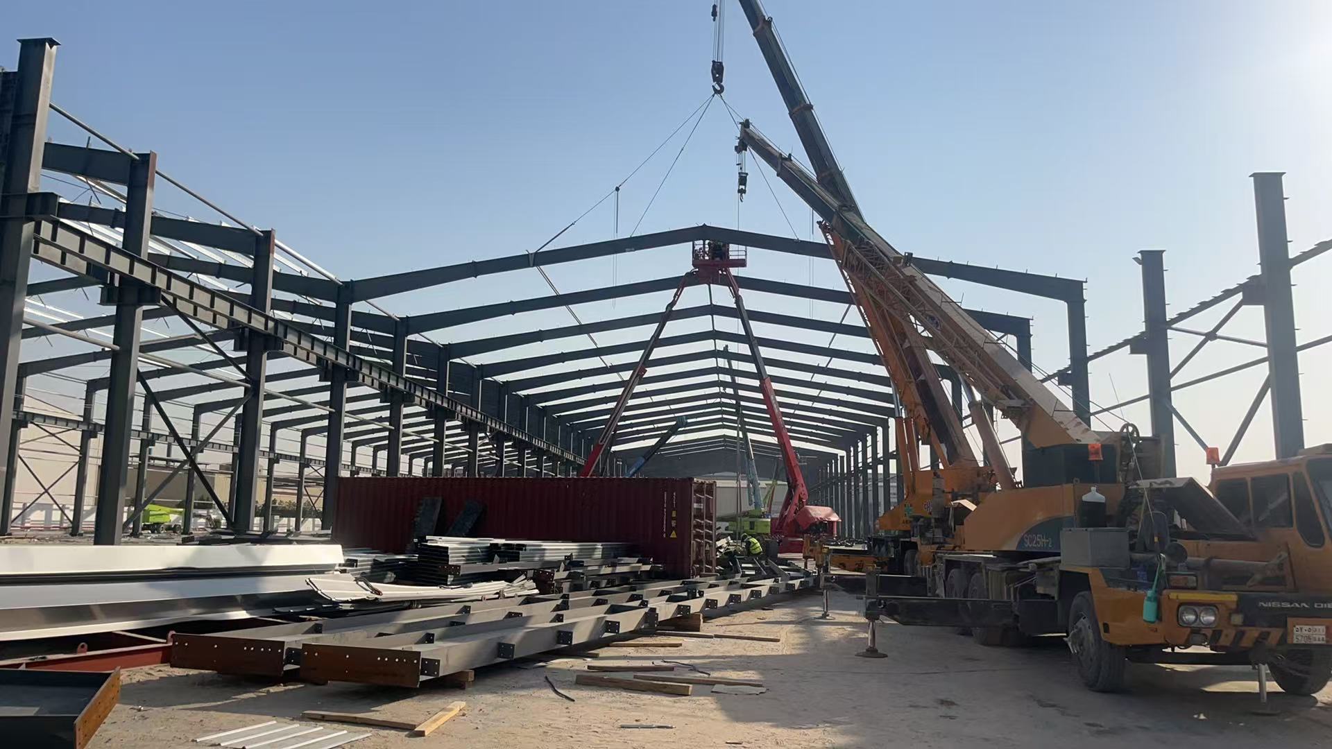 BRD steel structure construction